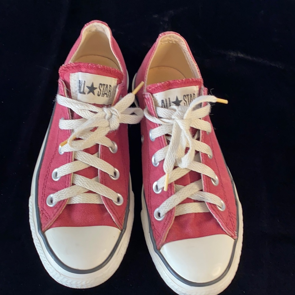 Maroon Converse - image 1